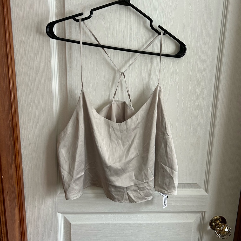 Dynamite Taupe Satin Sleep Set
